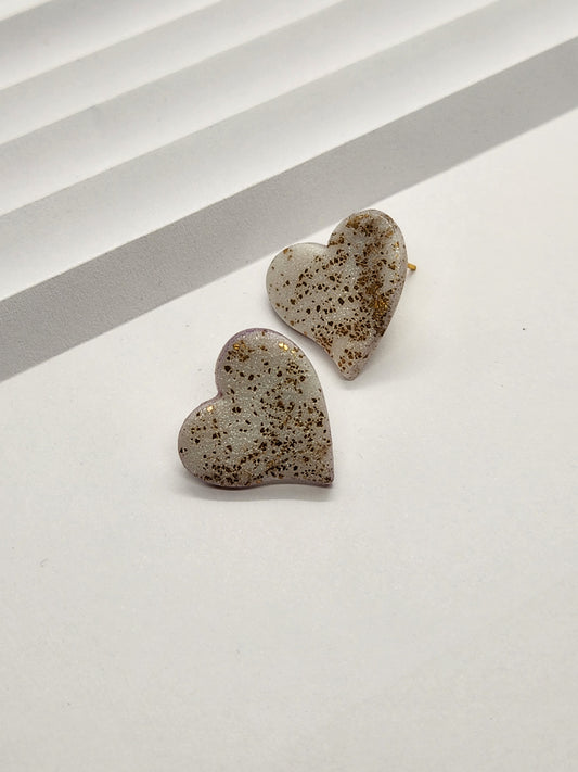 Corazones (Blanco Dorado)