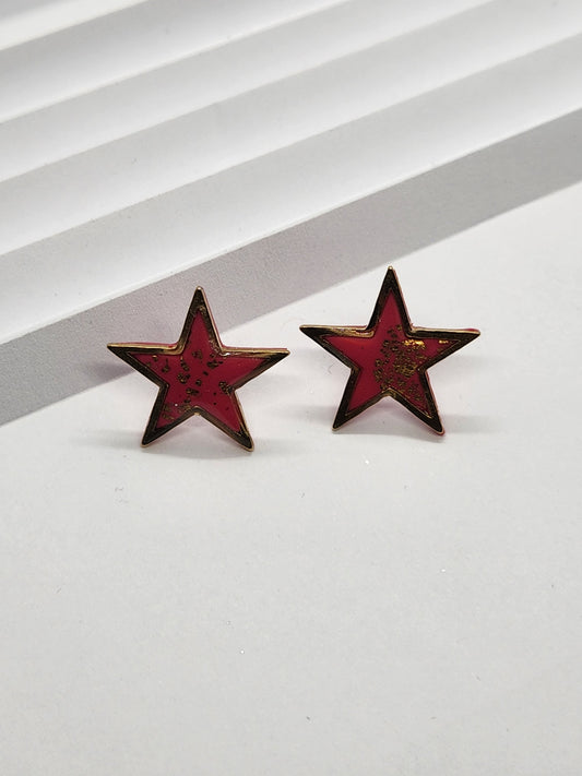 Estrellas (Rojo Dorado)