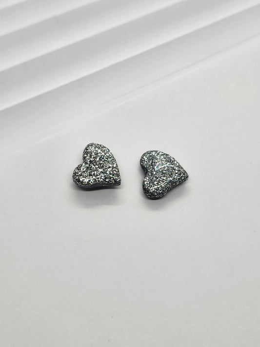 Corazon (Mini Plateado Brillo)